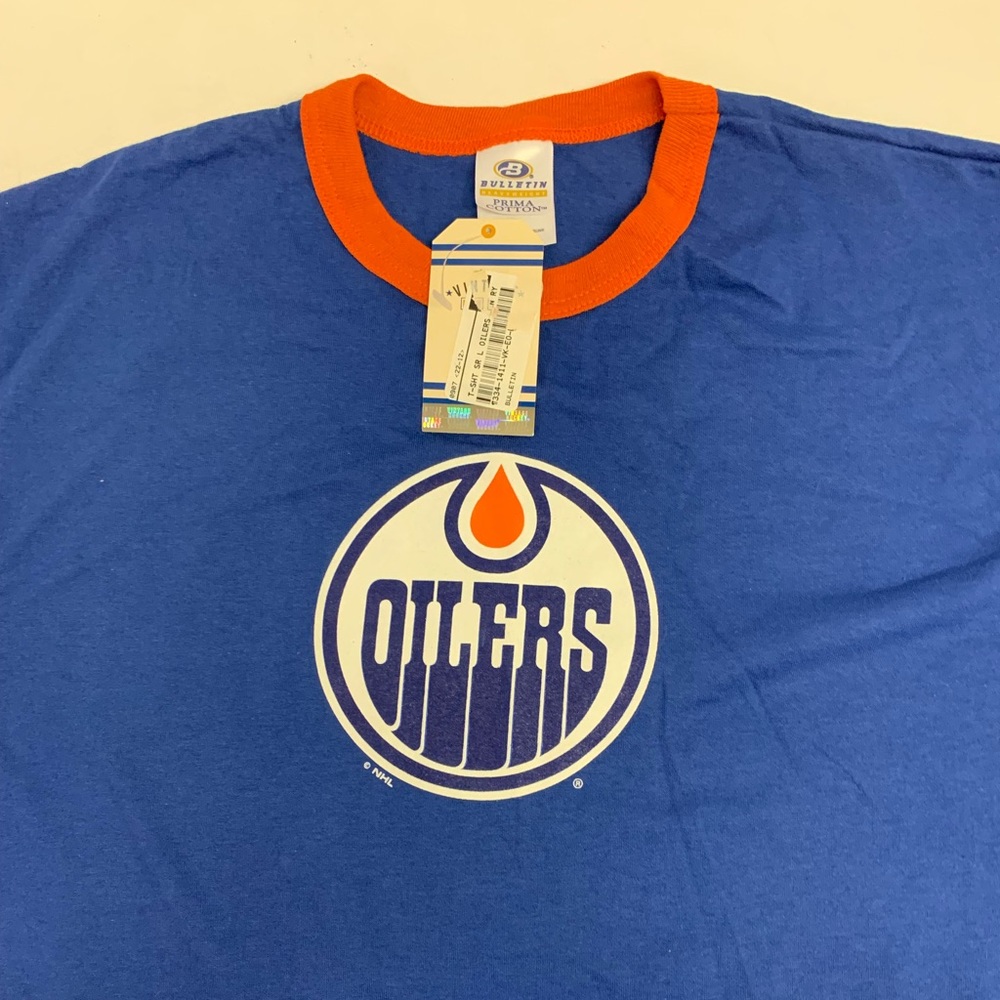 NWT Bulletin Oilers NHL T-Shirt Size Large - Picture 2 of 10